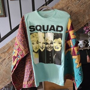 Graphic Tee with 'Squad' Print